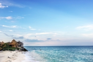 huts near beach